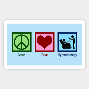 Peace Love Hypnotherapy Magnet